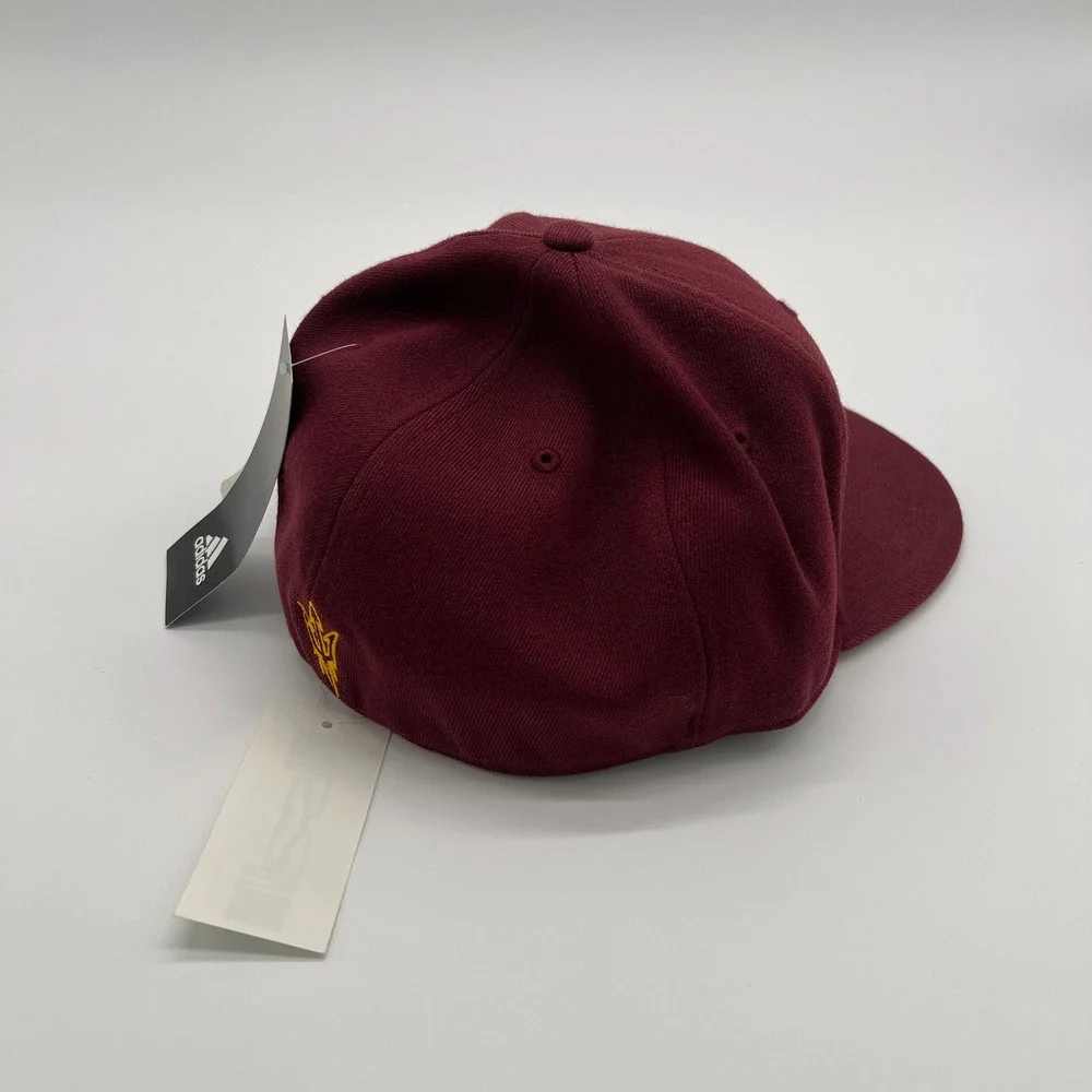 Adidas Arizona State Sun Devils Maroon‎ Fitted Hat Cap Adult Mens